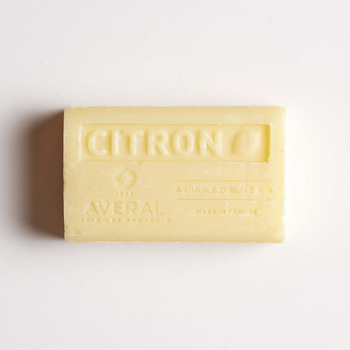 Averal Provence Lemon Triple Milled olive oil soap bar 4.4oz