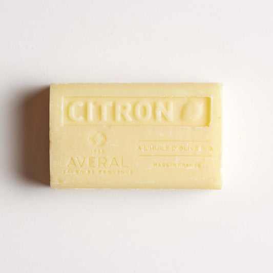 Averal Provence Lemon Triple Milled olive oil soap bar 4.4oz
