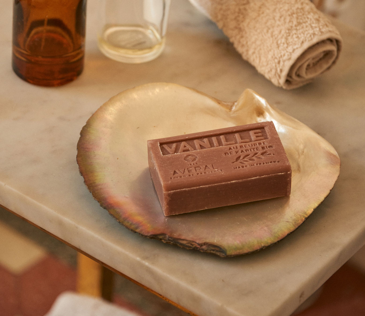 French bar soap made with olive oil