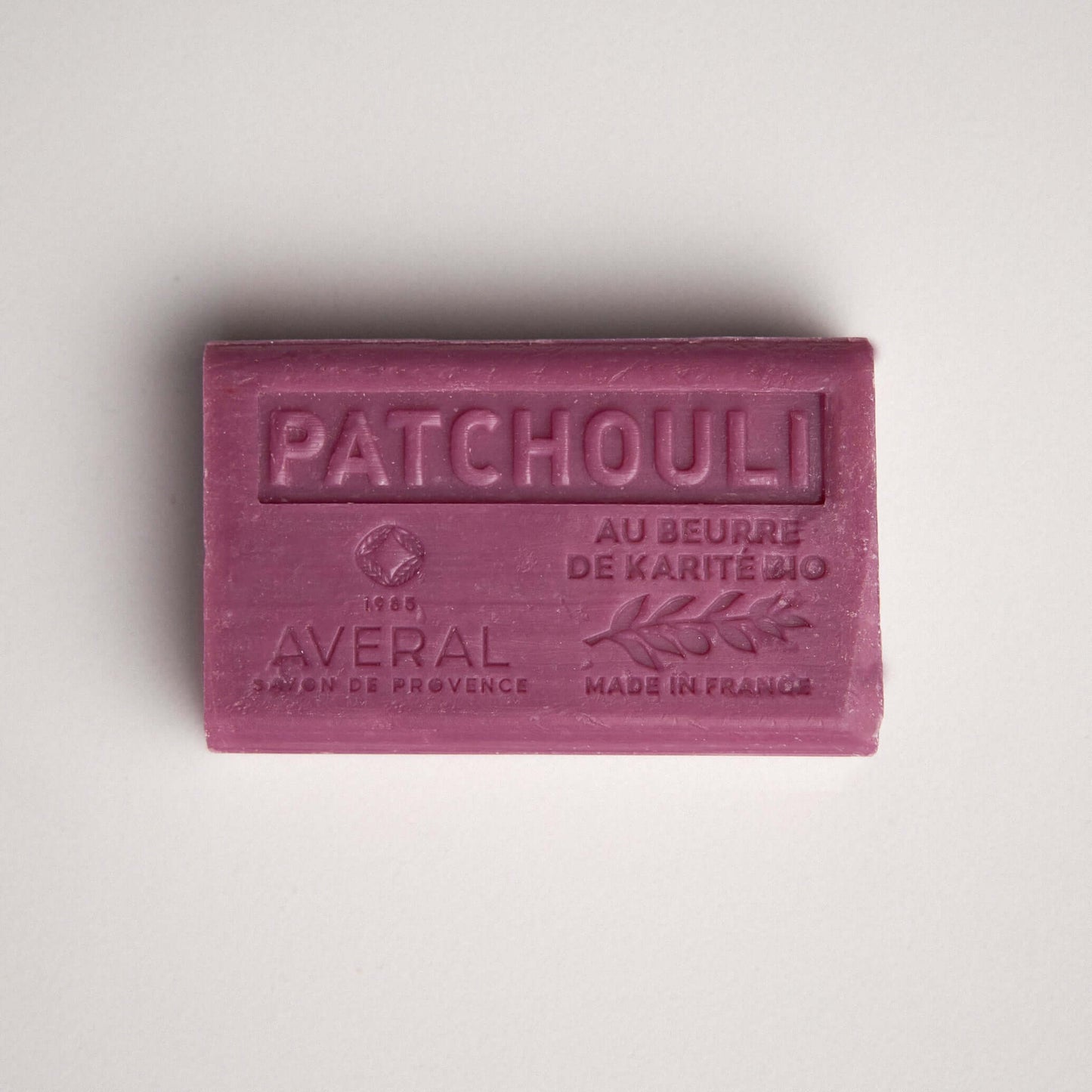 Patchouli Triple Milled French Moisturizing bar Soap made with Organic Olive Oil