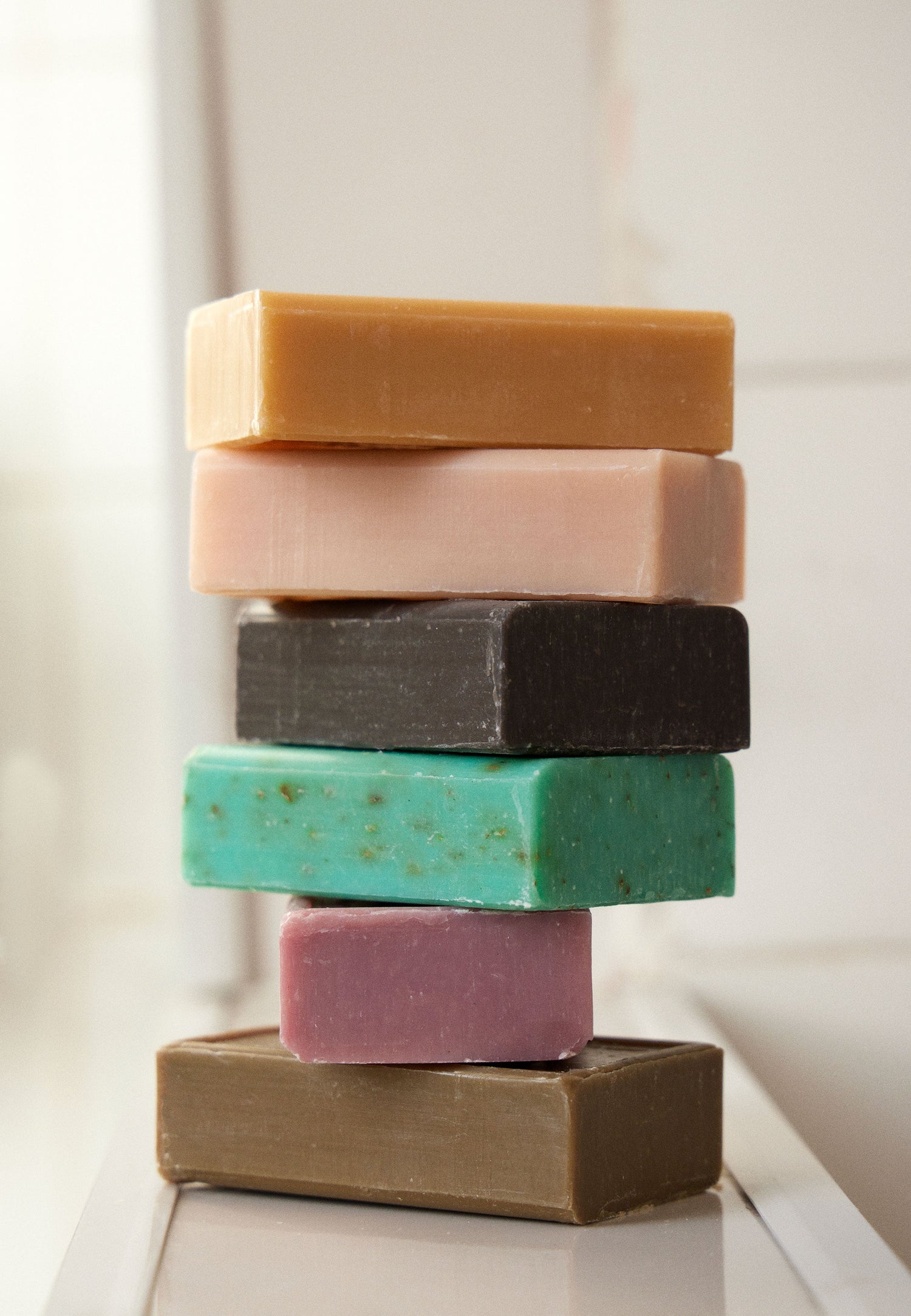 french triplemilled bar soaps made with organic olive oil