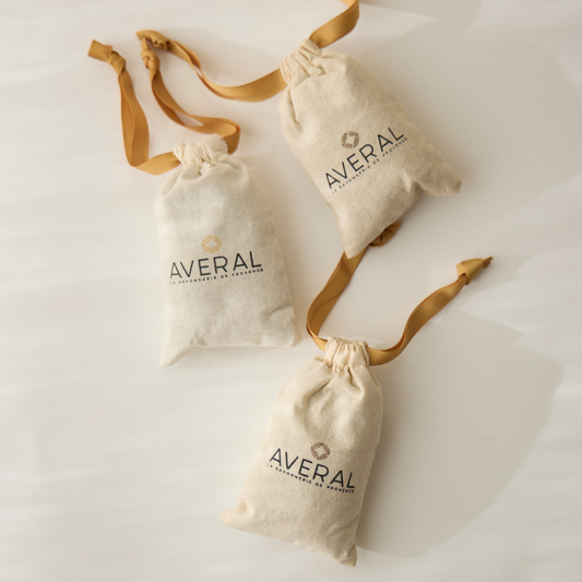 Averal Provence lavender sachet set of three with dried Provence lavender