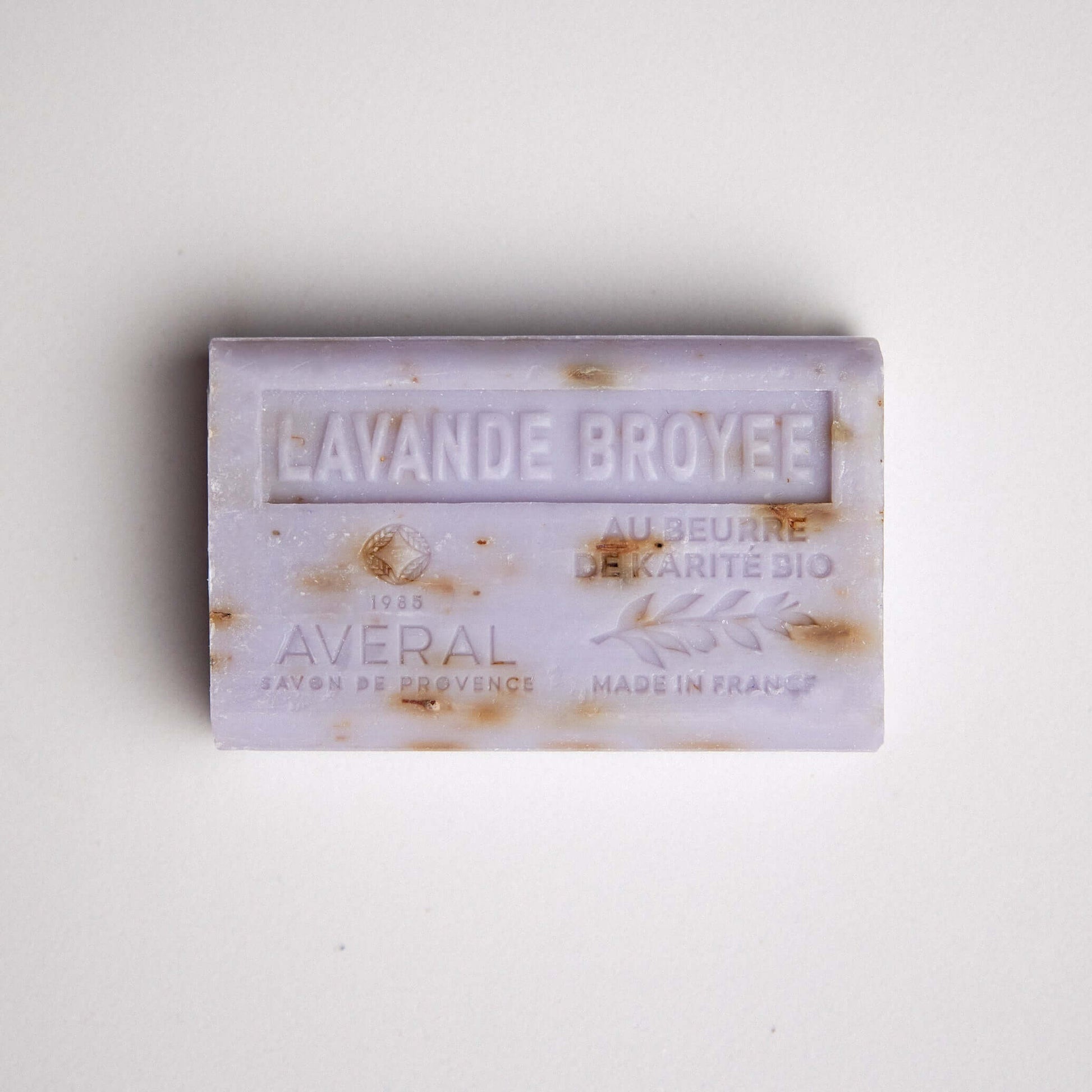 lavender exfoliating French bar soap