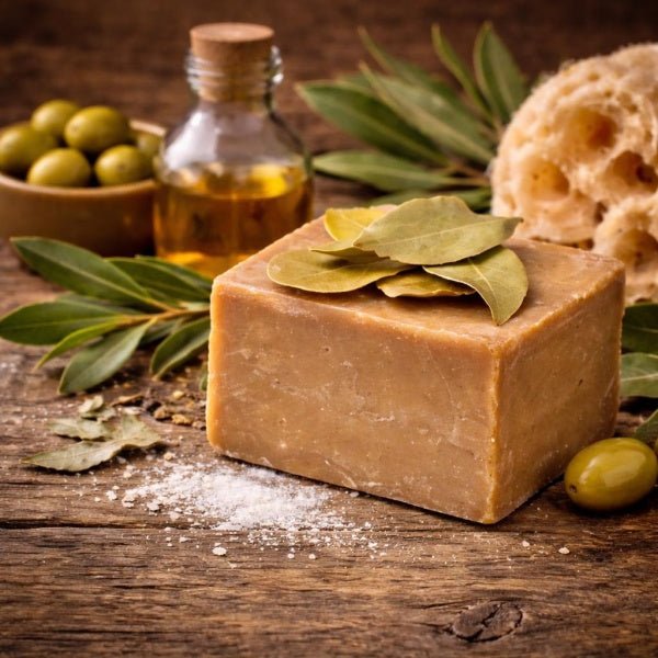 Authentic Aleppo soap bar with olive and laurel oil