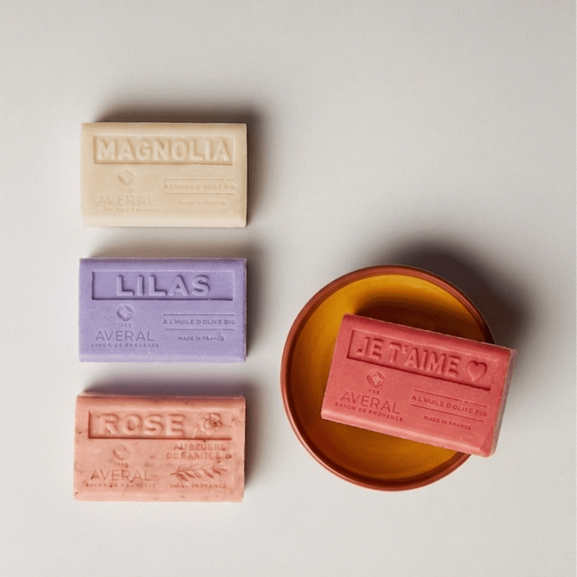 French Bar Soap Gift Set — 4 Floral Scents - Averal Provence French Soaps