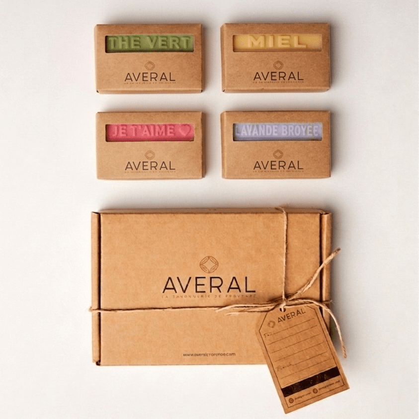 Luxury French Soap Gift Box for Her – 4 Triple Milled Floral Bars - Averal Provence French Soaps