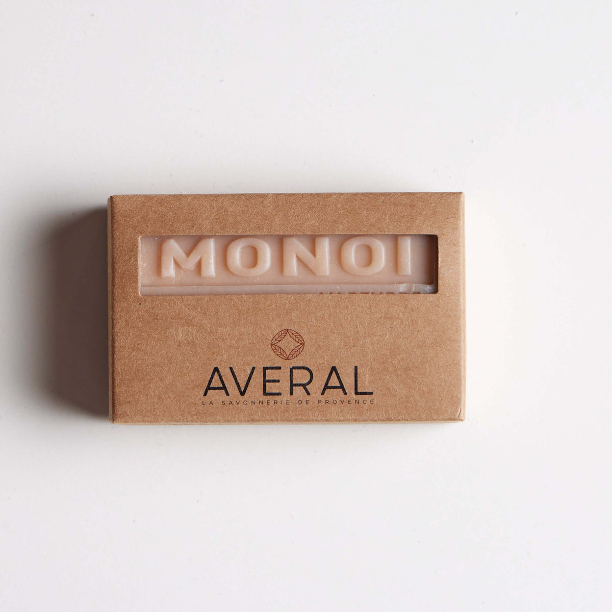 Monoi soap in Averal Provence kraft paper packaging