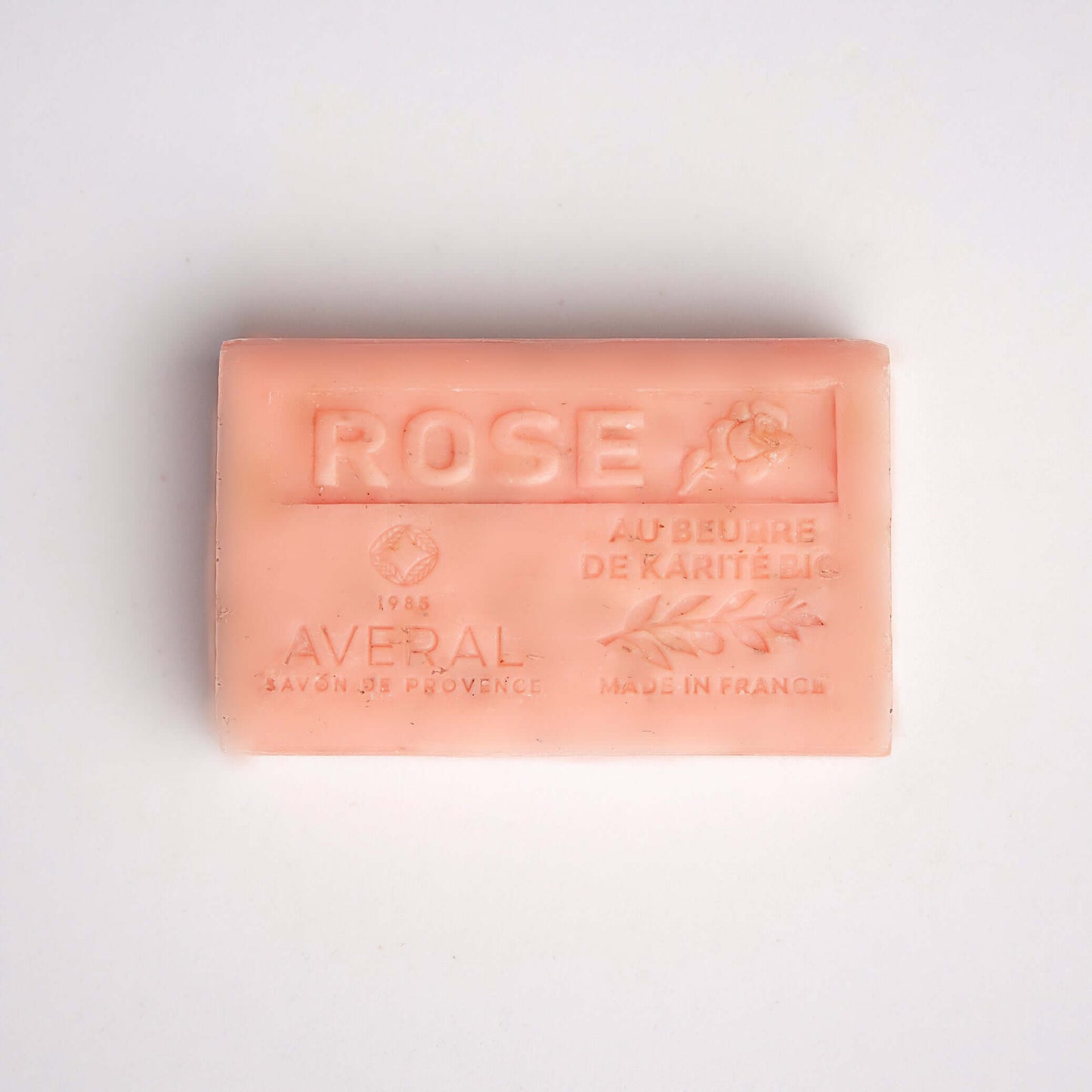 Rose French Moisturizing Soap made with Organic Olive Oil 