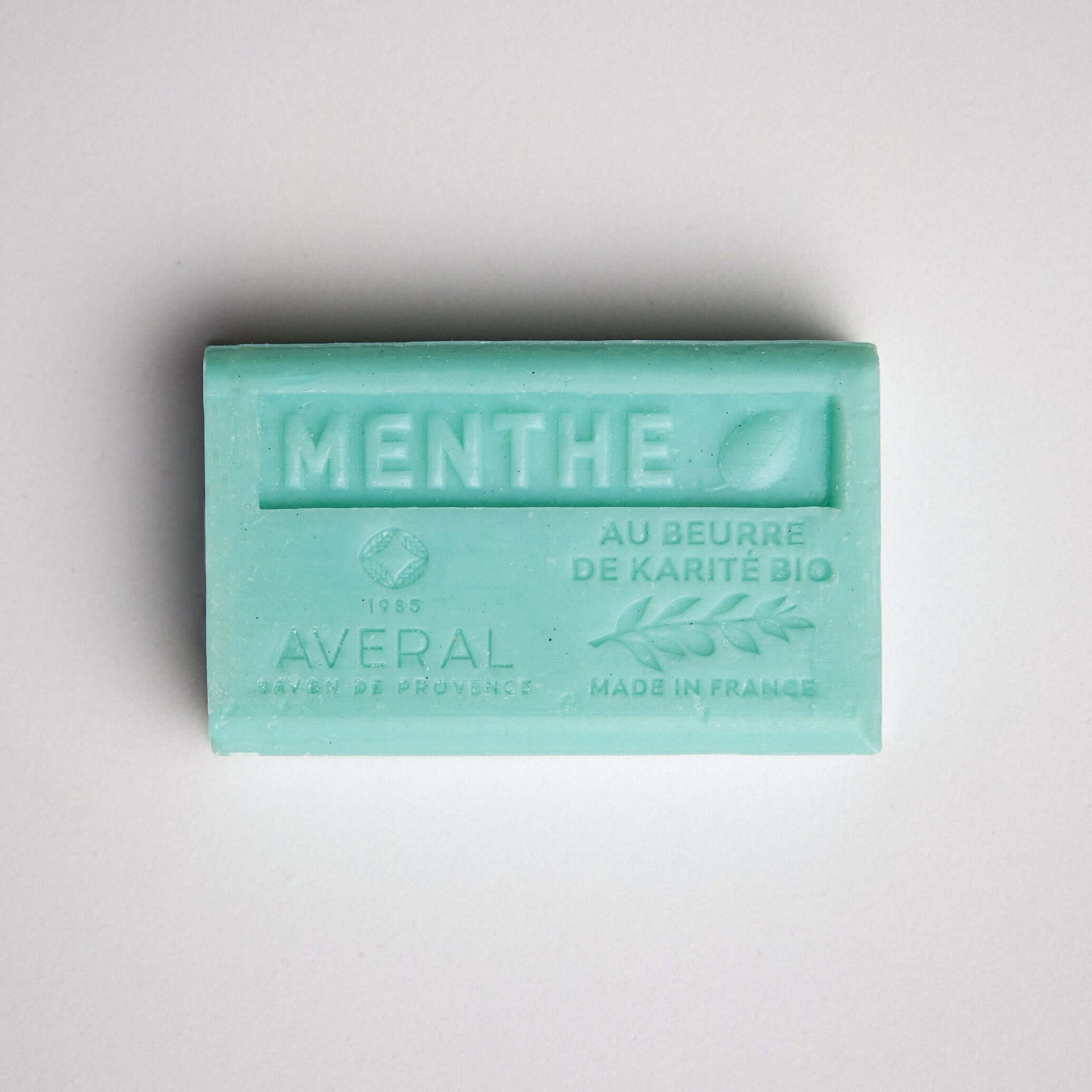 mint Bar soap made with olive oil