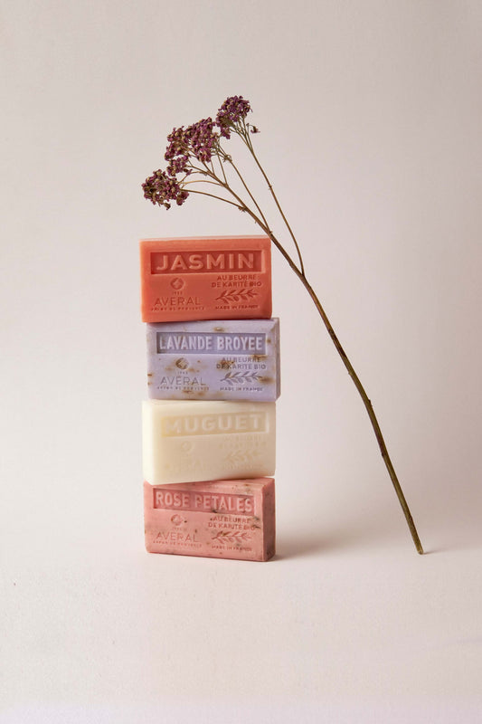 Flowers Triple Milled French Soap Set